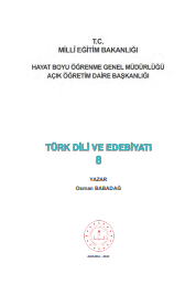 Türk dili ve edebiyyatı 8